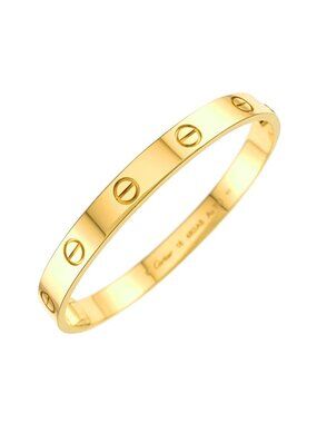 Cartier Love Bracelet 16 18K Yellow Gold Bangle